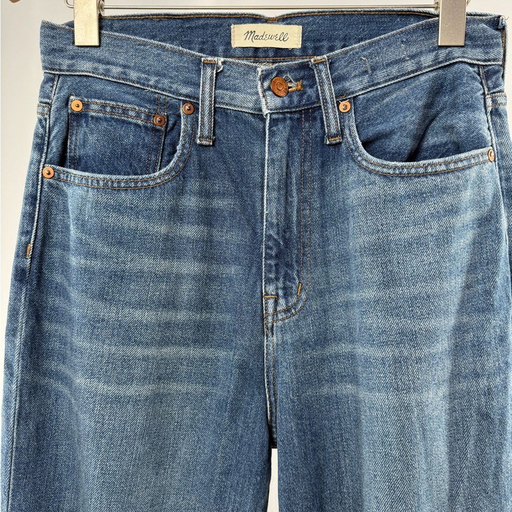 Madewell The Mom Jean in Downey Wash Blue Size 27 - Picture 5 of 11